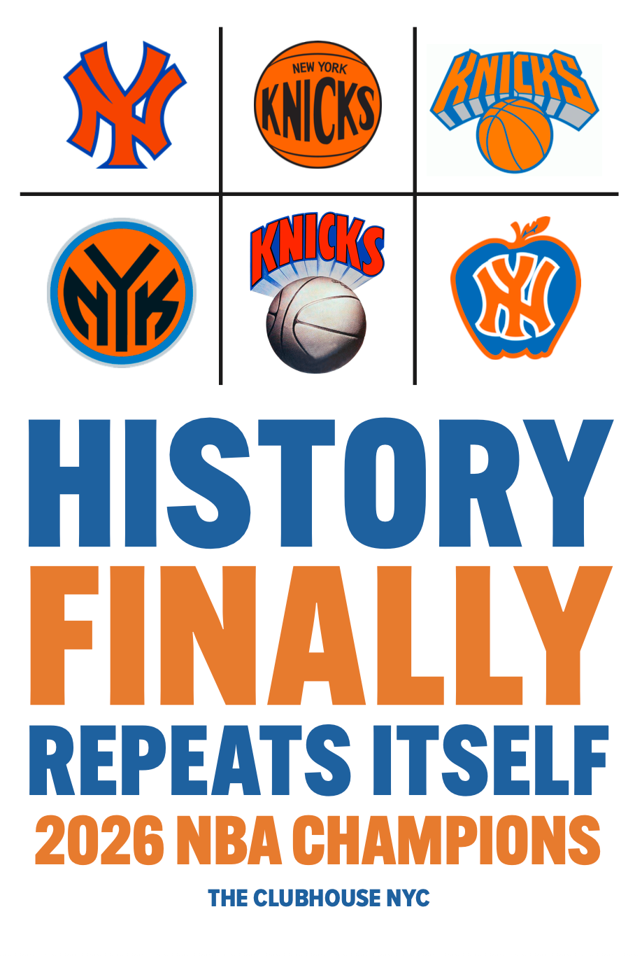 "HISTORY FINALLY REPEATS" POSTER